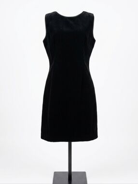 Black Velvet Sheath Dress by GAP